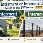 interment or internment