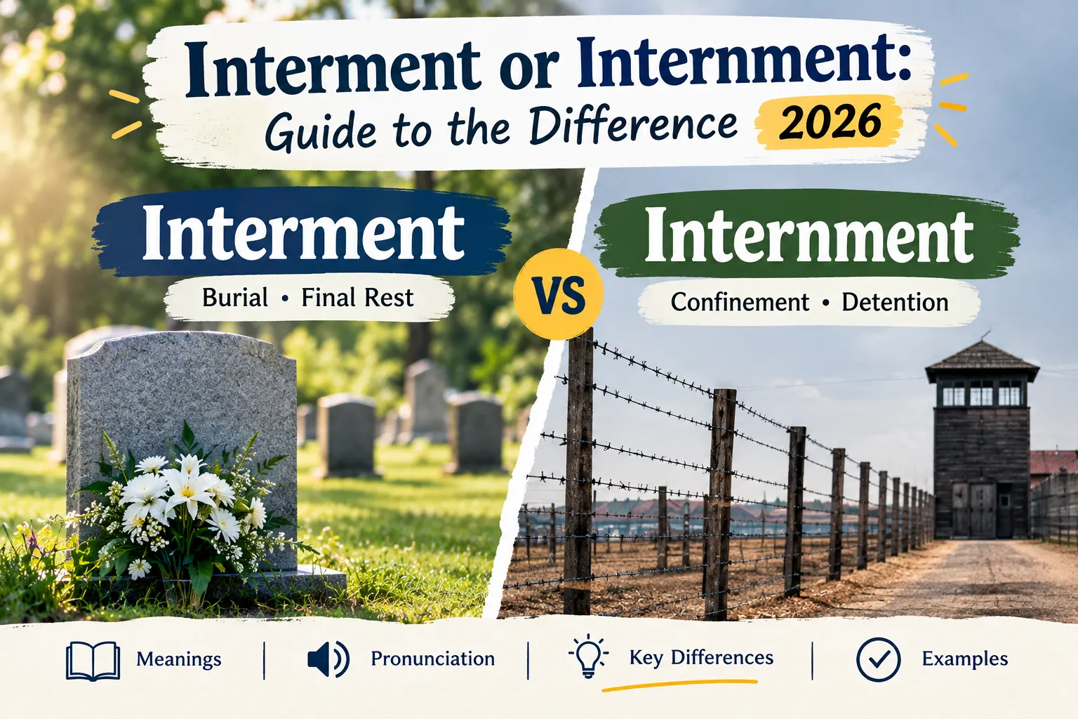 interment or internment
