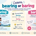 Bearing or Baring