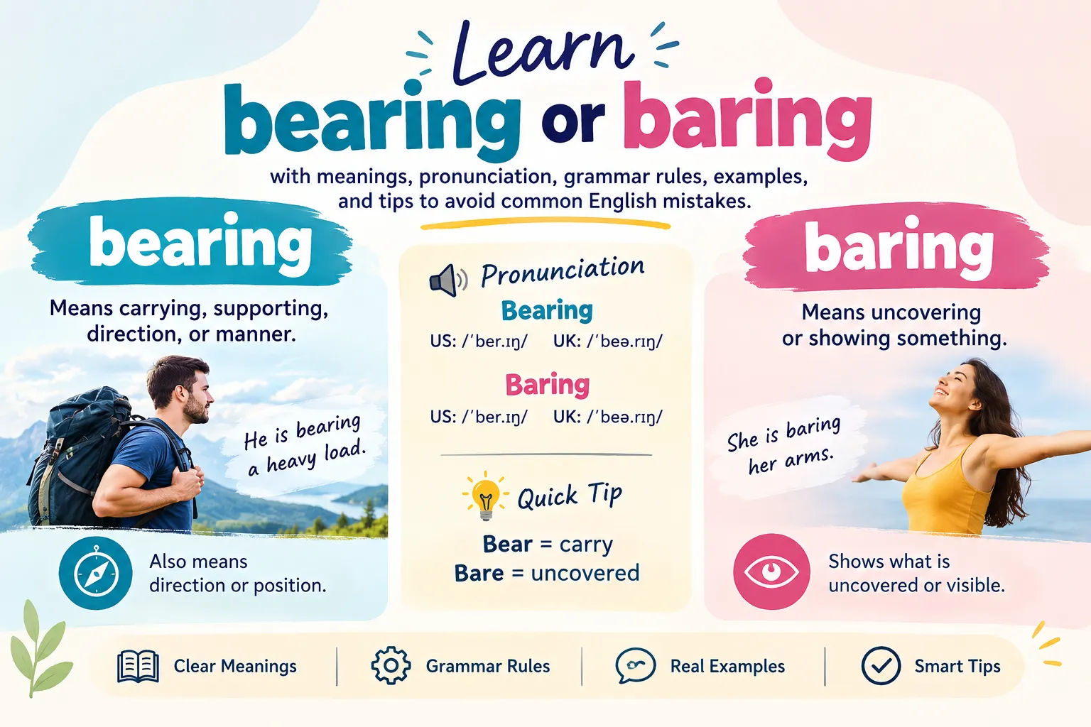 Bearing or Baring