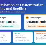 customisation or customization