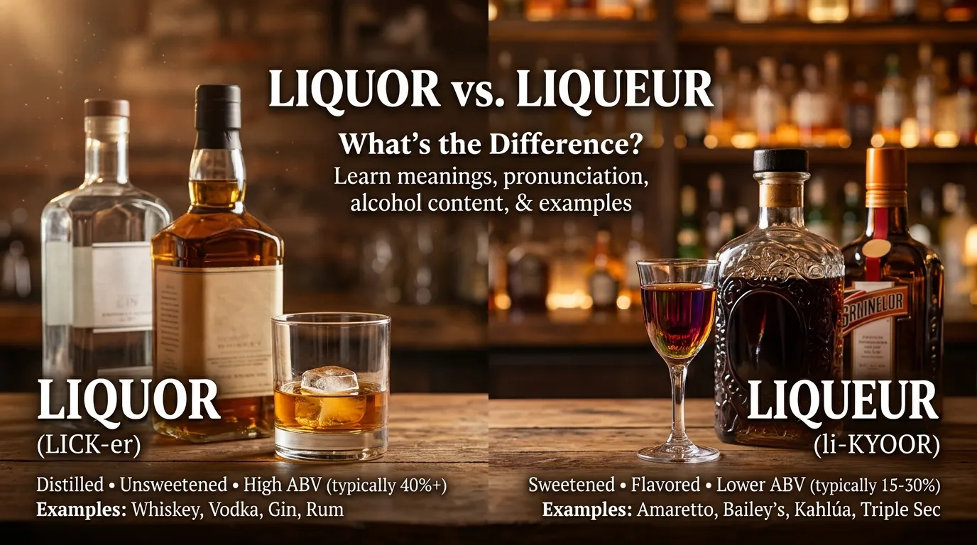 liquor or liqueur
