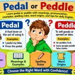 Pedal or Peddle