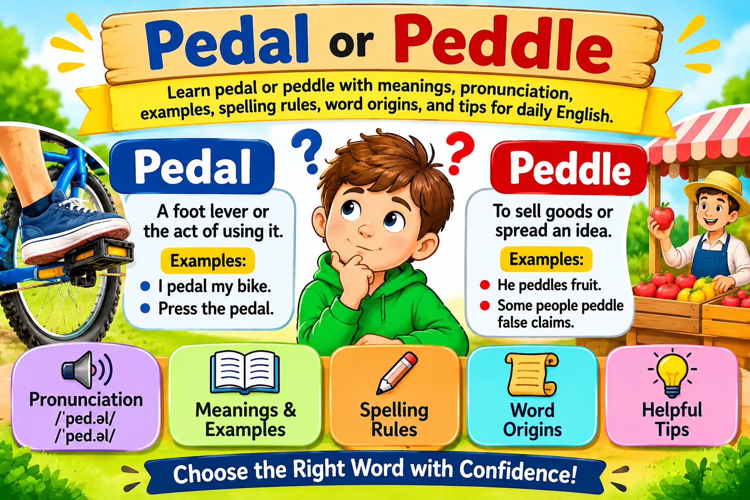 Pedal or Peddle
